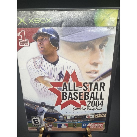 All Star Baseball 2004 Original Xbox Game Derek Jeter Complete - Picture 1 of 7